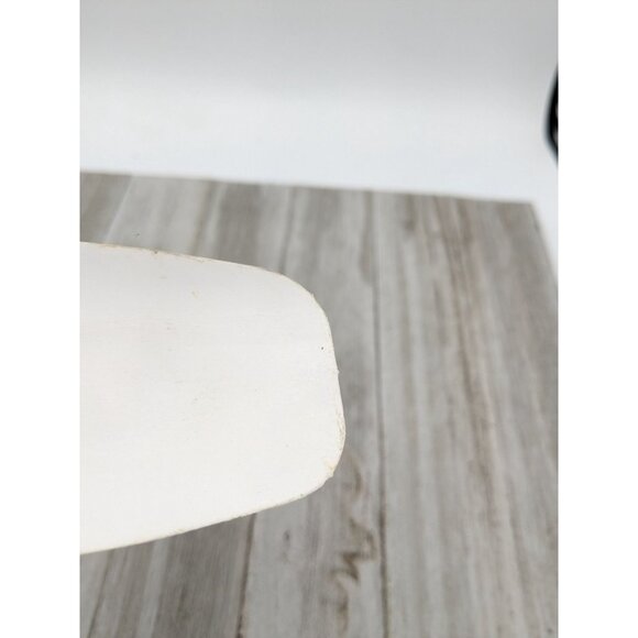 Rubbermaid 0142 Scoop Scraper #2 White Spatula Blue Handle 9 3/4" - Picture 8 of 8